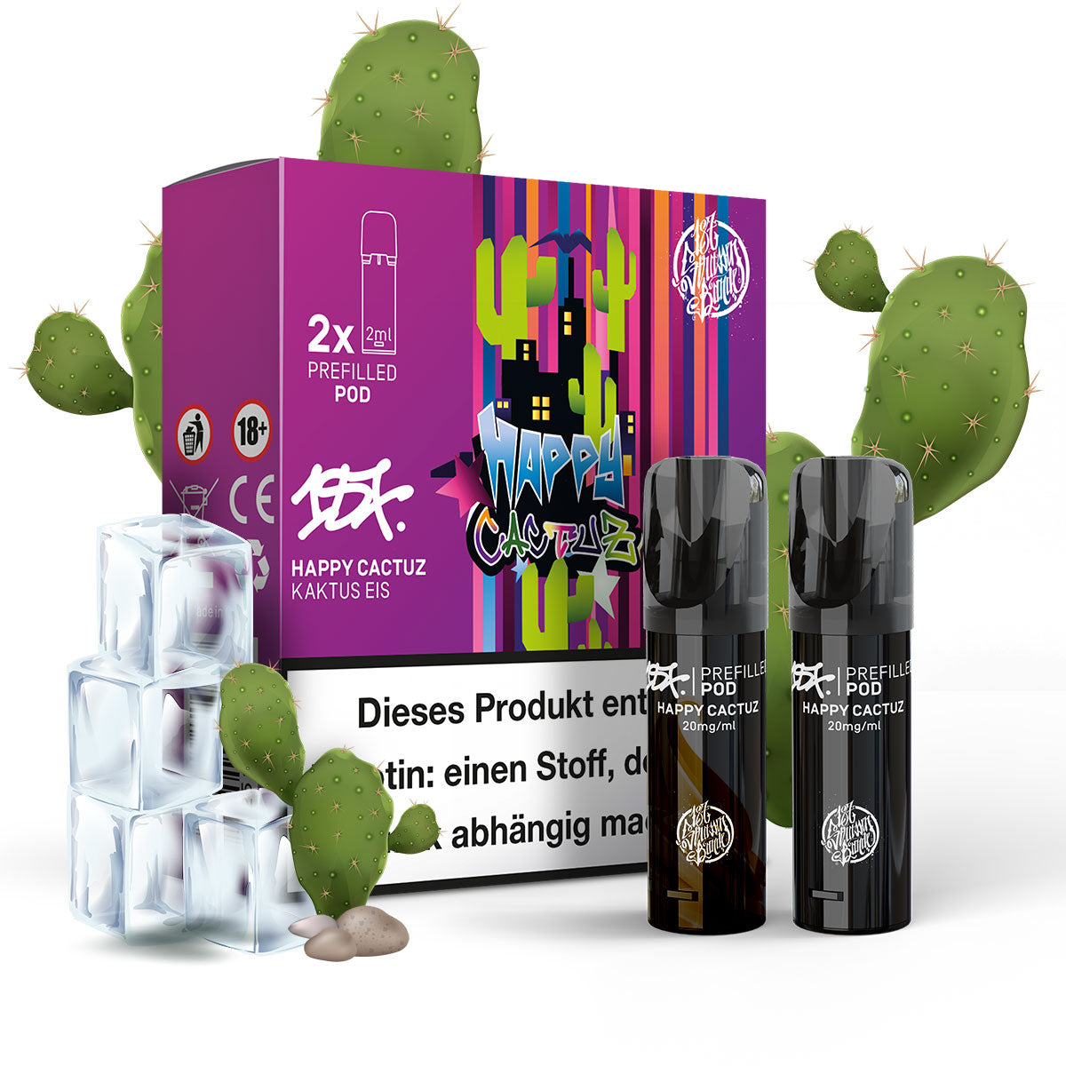187 Strassenbande Pods Happy Cactuz – 2er Pack
