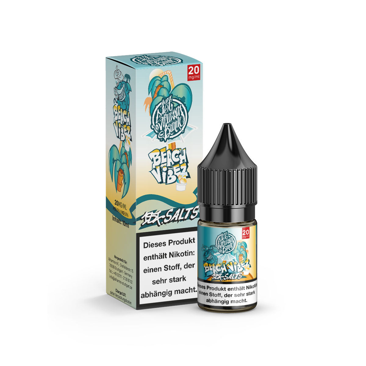 187 Strassenbande Salts Liquid Beach Vibez – 20 mg/ml