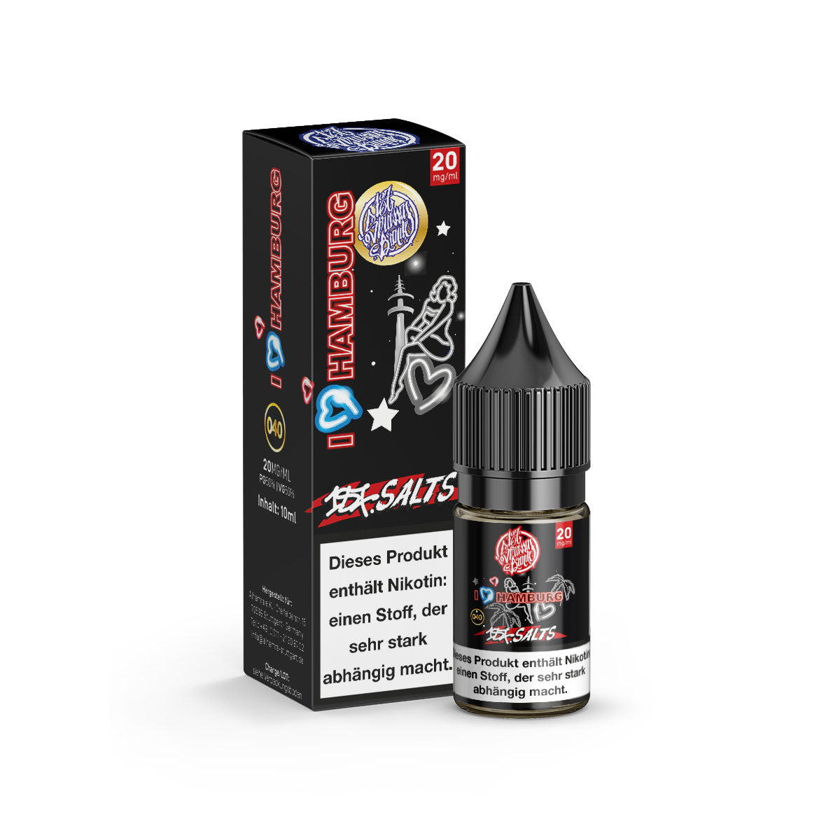 187 Strassenbande Salts Liquid I Love Hamburg – 20 mg/ml