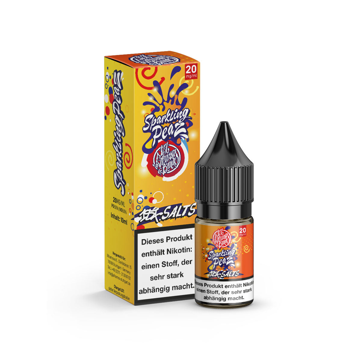 187 Strassenbande Salts Liquid Sparkling Peaz – 20 mg/ml