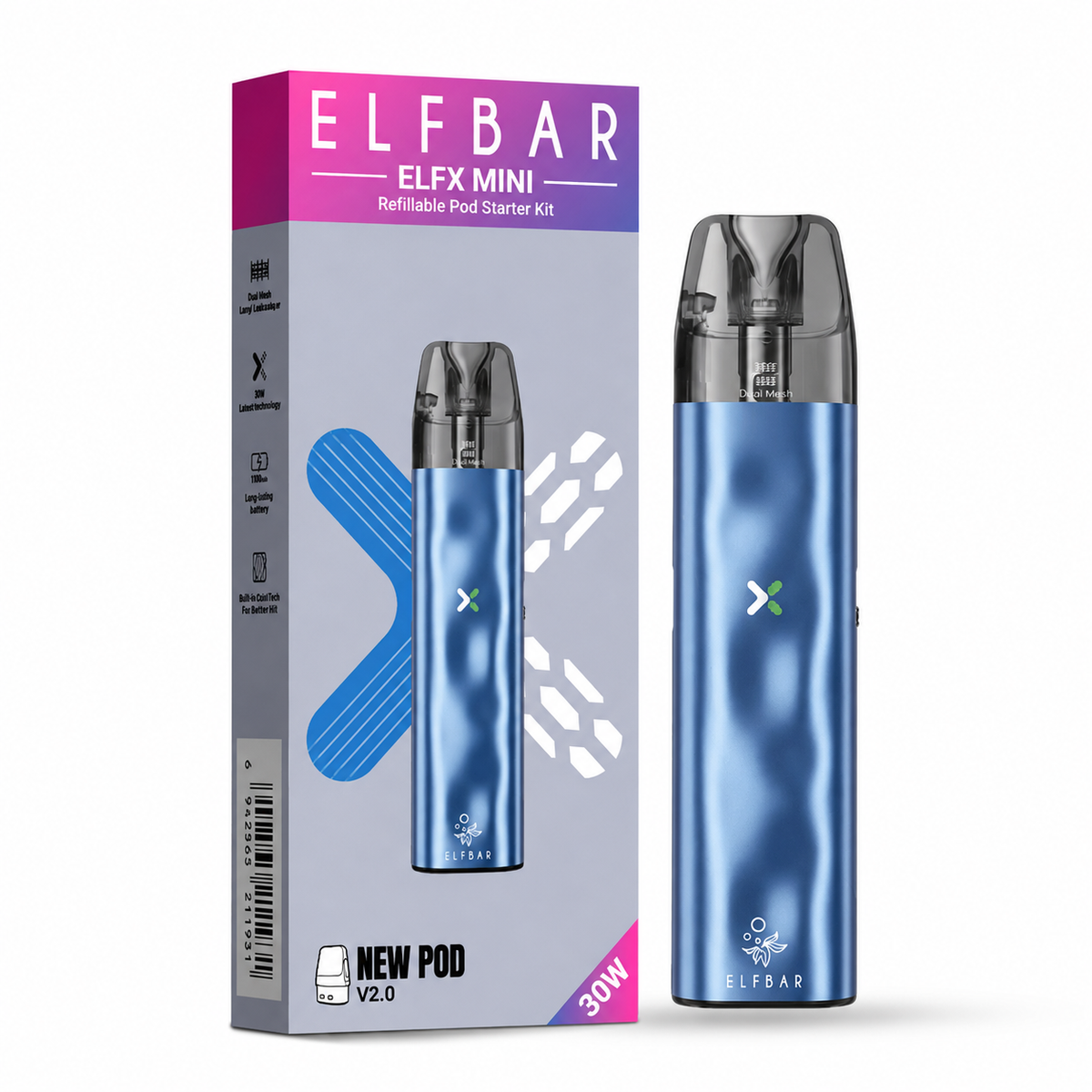 ELFBAR ELFX MINI Pod Kit - Sky - 1000 mAh