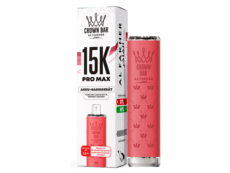 Al Fakher 15K Pro Max Basisgerät – Pink – 900 mAh