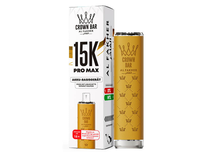 Al Fakher 15K Pro Max Basisgerät – Yellow – 900 mAh