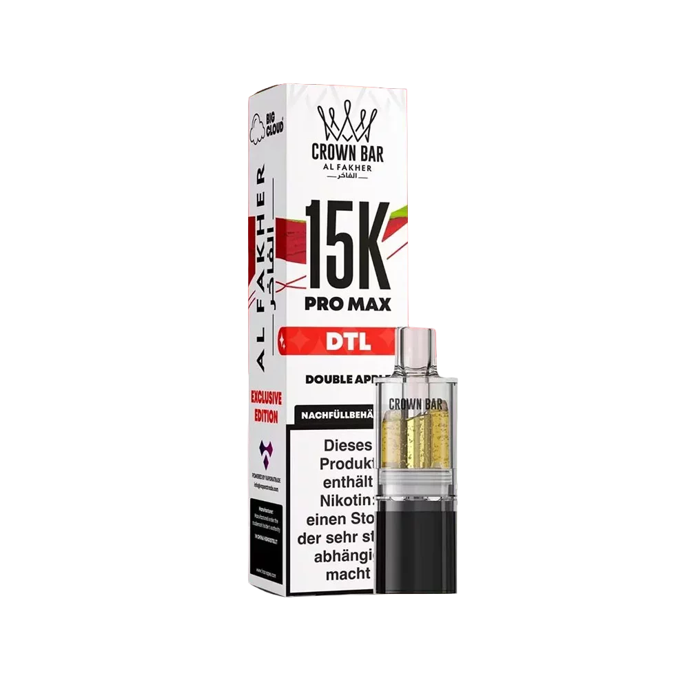 Al Fakher 15K Pro Max Pod – Two Apple – 6 mg/ml
