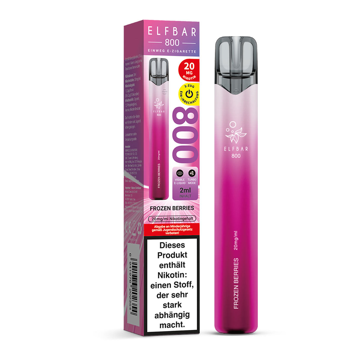 ELFBAR 800 Frozen Berries 20mg Nikotin