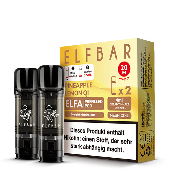 ELFBAR ELFA Pods 20mg Pineapple Lemon Qi