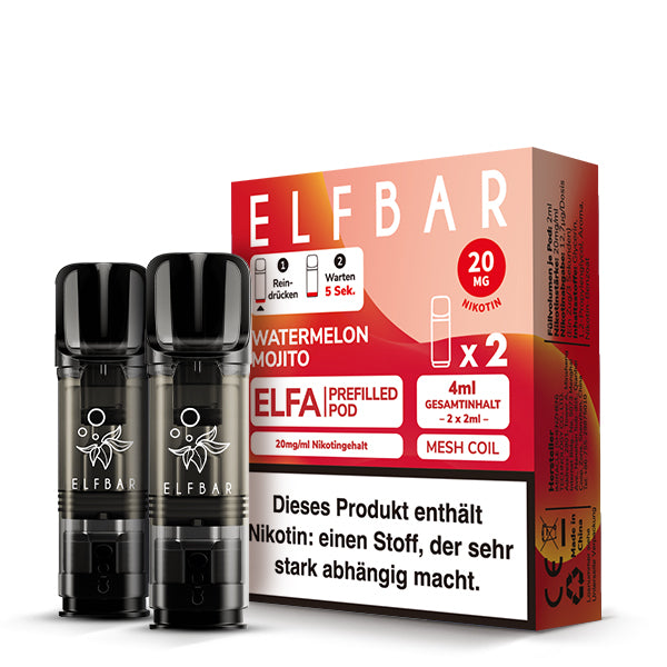ELFBAR ELFA Pods 20mg Watermelon Mojito