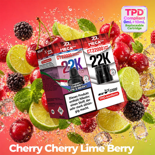 NEU – 7DAYS x MEGABAR GT 22000 Pods CCLB 20 mg