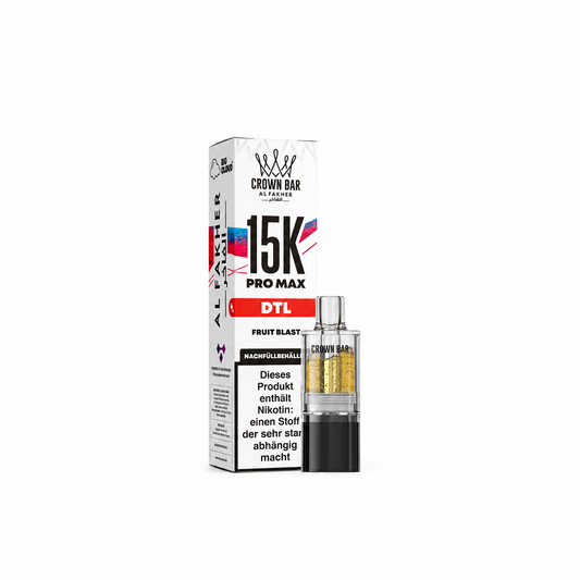 Al Fakher 15K Pro Max Pod – Fruit Blast – 6 mg/ml