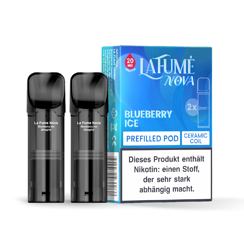 LaFume Nova Pod – 2er Pack Blueberry Ice 20 mg