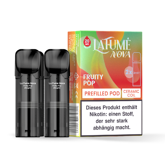 LaFume Nova Pod – 2er Pack Fruity Pop 20 mg