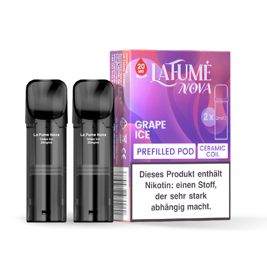 LaFume Nova Pod – 2er Pack Grape Ice 20 mg