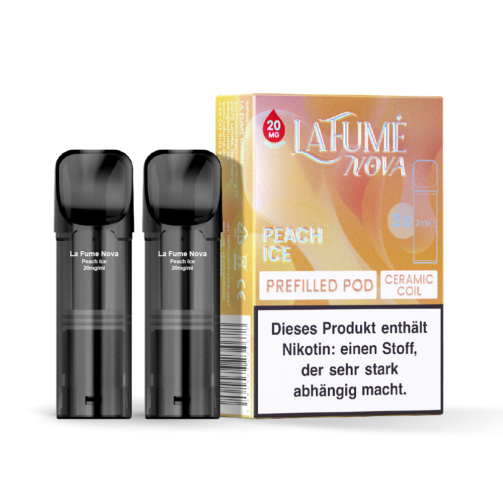LaFume Nova Pod – 2er Pack Peach Ice 20 mg