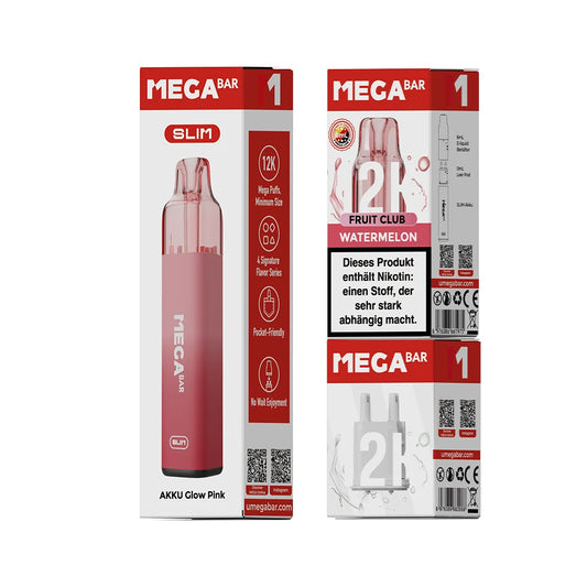 MEGABAR SLIM 12K Starter Kit – Watermelon