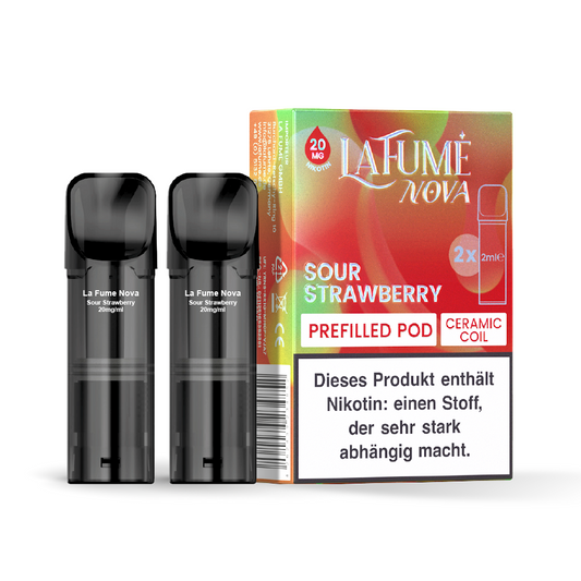 LaFume Nova Pod – 2er Pack Sour Strawberry 20 mg