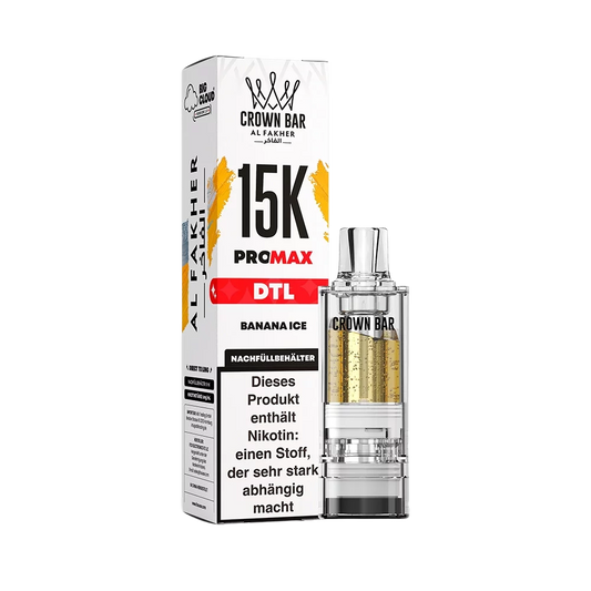 Al Fakher 15K Pro Max Pod – Banana Ice – 6 mg/ml