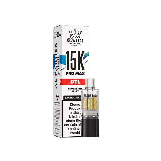 Al Fakher 15K Pro Max Pod – Blueberry Mint – 6 mg/ml