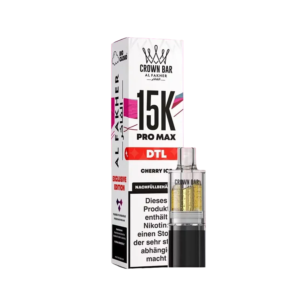 Al Fakher 15K Pro Max Pod – Cherry Ice – 6 mg/ml