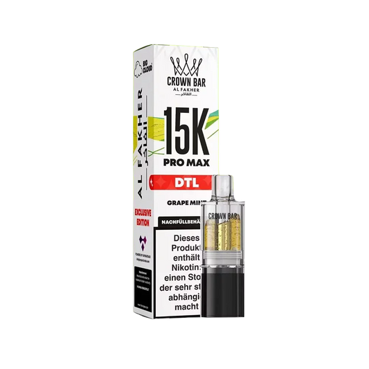 Al Fakher 15K Pro Max Pod – Grape Mint – 6 mg/ml