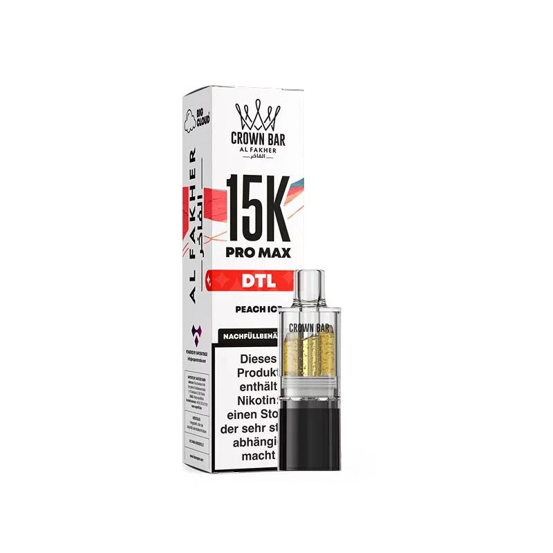 Al Fakher 15K Pro Max Pod – Peach Ice – 6 mg/ml