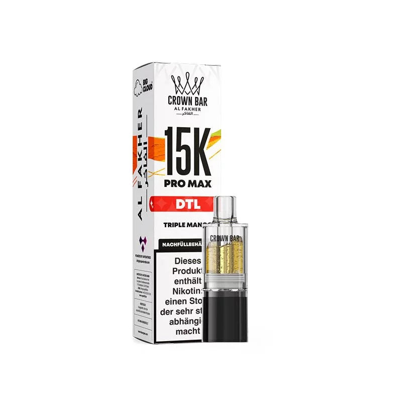 Al Fakher 15K Pro Max Pod – Triple Mango – 6 mg/ml
