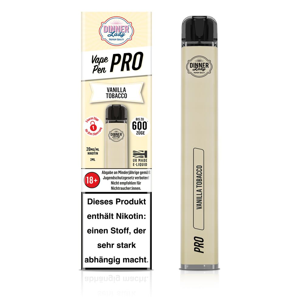 Dinner Lady Vape Pen Pro Einweg E-Zigarette 20mg