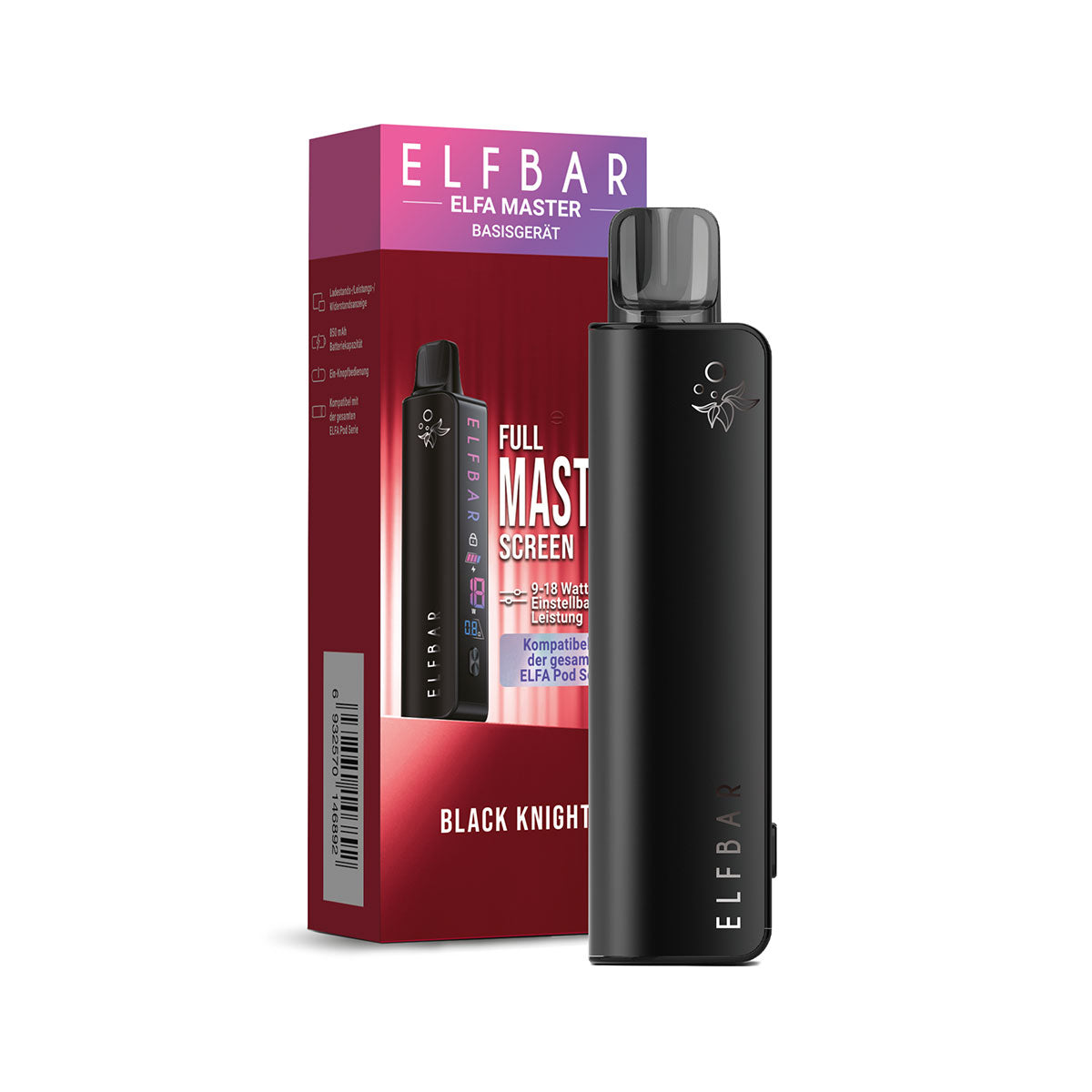 ELFBAR ELFA Master Pod Kit 850 mAh Black Knight