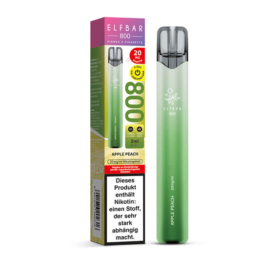ELFBAR 800 Apple Peach 20mg Nikotin