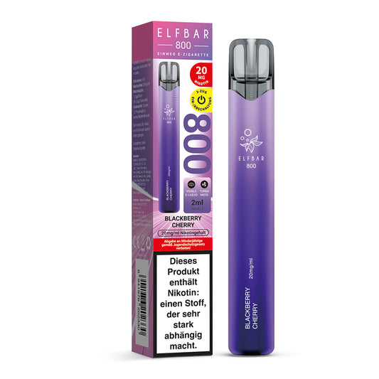 ELFBAR 800 Blackberry Cherry 20mg Nikotin