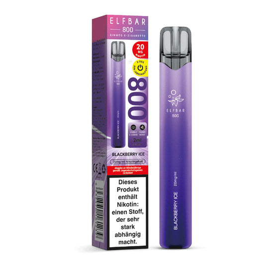 ELFBAR 800 Blackberry Ice 20mg Nikotin