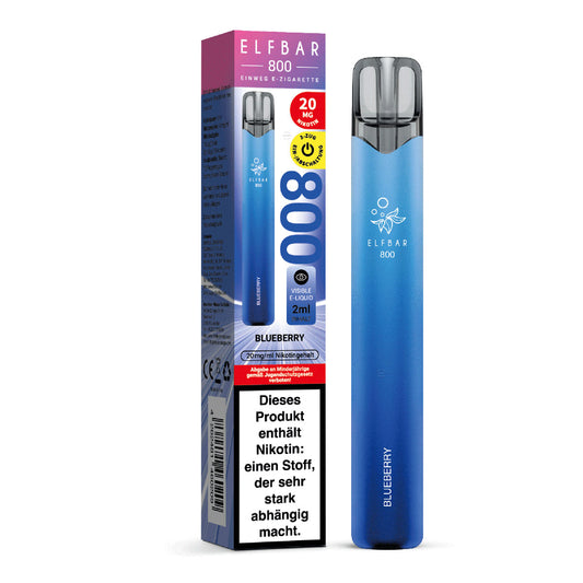 ELFBAR 800 Blueberry 20mg Nikotin