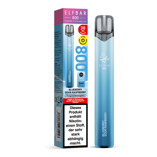 ELFBAR 800 Blueberry Sour Raspberry 20mg Nikotin