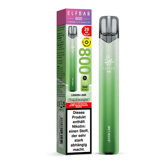 ELFBAR 800 Lemon Lime 20mg Nikotin