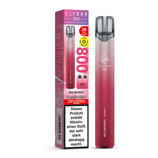 ELFBAR 800 Red Berries 20mg Nikotin