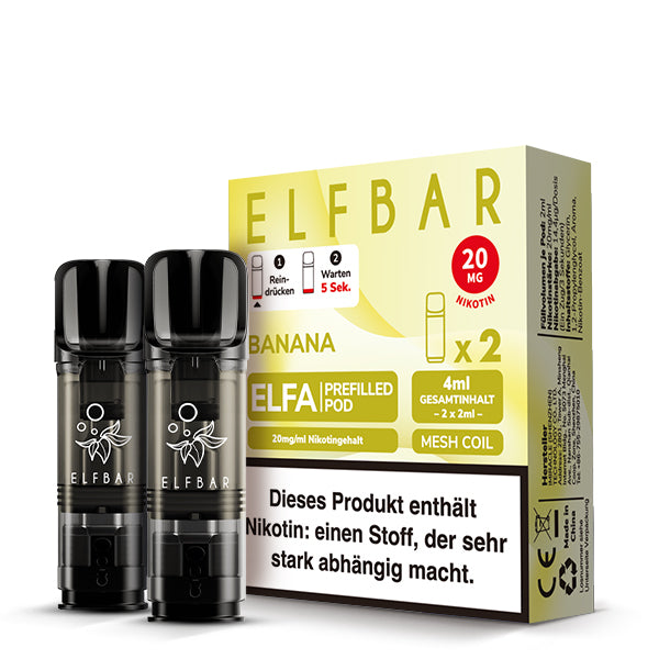 ELFBAR ELFA Pods 20mg Banana
