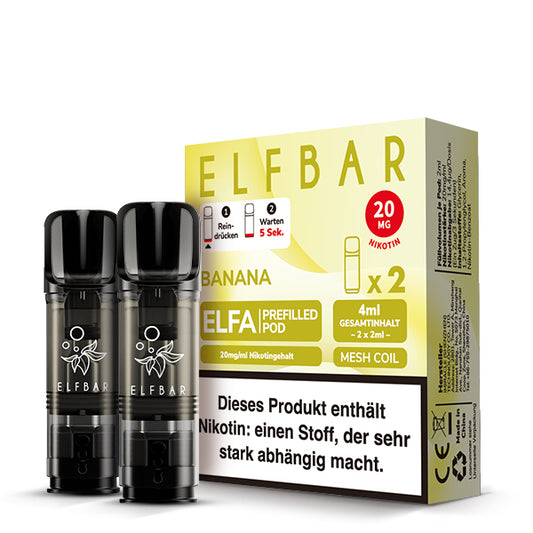 ELFBAR ELFA Pods 20mg Banana