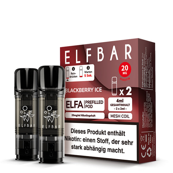 ELFBAR ELFA Pods 20mg Blackberry Ice