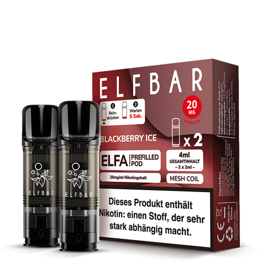 ELFBAR ELFA Pods 20mg Blackberry Ice