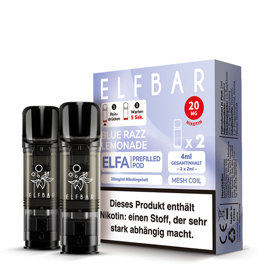 ELFBAR ELFA Pods 20mg Blue Razz Lemonade