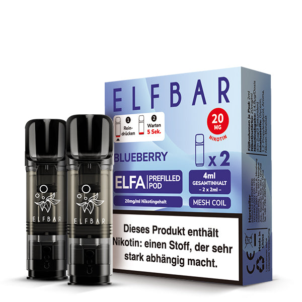 ELFBAR ELFA Pods 20mg Blueberry