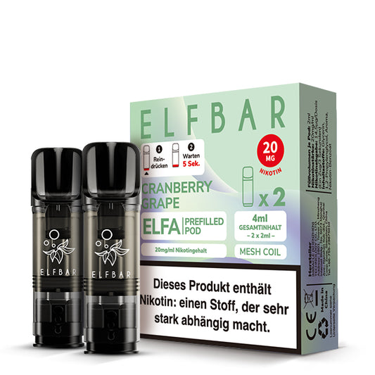 ELFBAR ELFA Pods 20mg Cranberry Grape