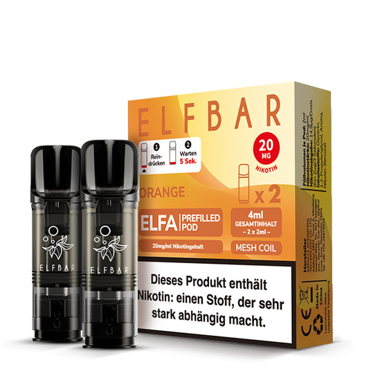 ELFBAR ELFA Pods 20mg Orange