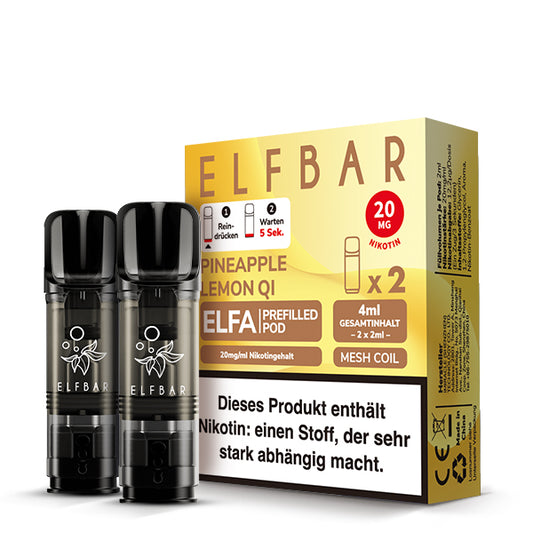 ELFBAR ELFA Pods 20mg Pineapple Lemon Qi