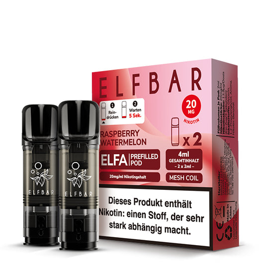 ELFBAR ELFA Pods 20mg Raspberry Watermelon