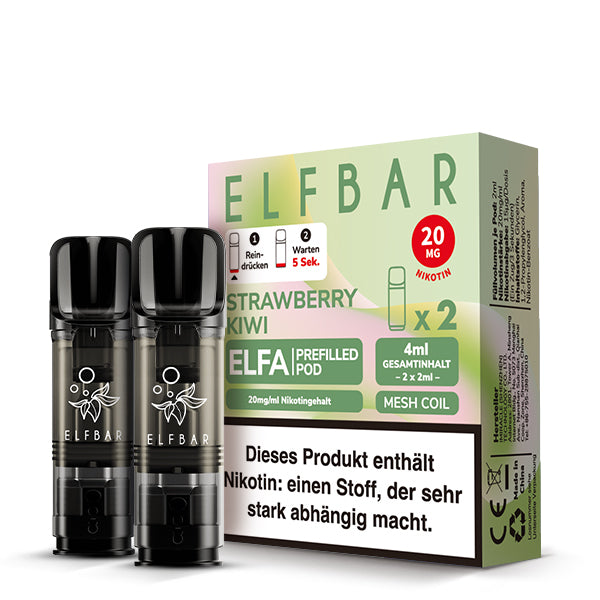ELFBAR ELFA Pods 20mg Strawberry Kiwi
