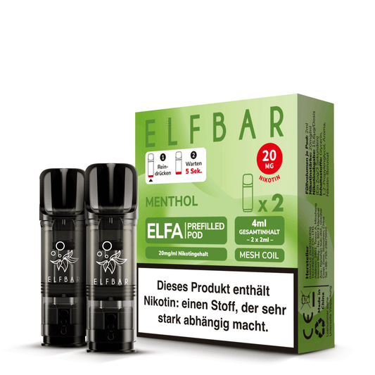 ELFBAR ELFA Pods 20mg Menthol