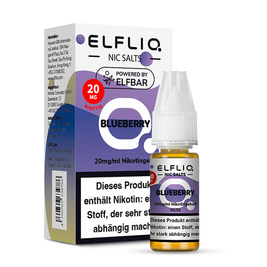 Elfbar Elfliq Nikotinsalz Liquid Blueberry 20 mg