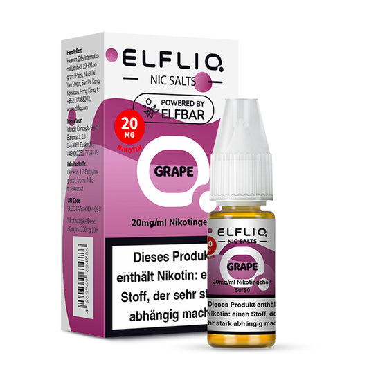 Elfbar Elfliq Nikotinsalz Liquid Grape 20 mg