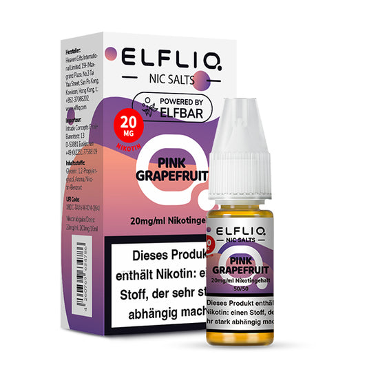 Elfbar Elfliq Nikotinsalz Liquid Pink Grapefruit 20 mg