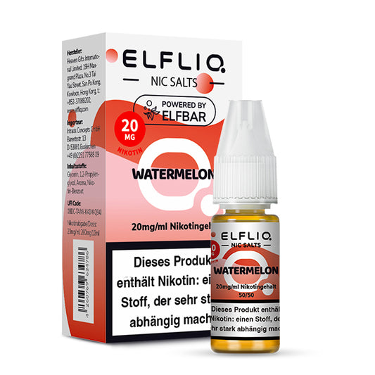 Elfbar Elfliq Nikotinsalz Liquid Watermelon 20 mg